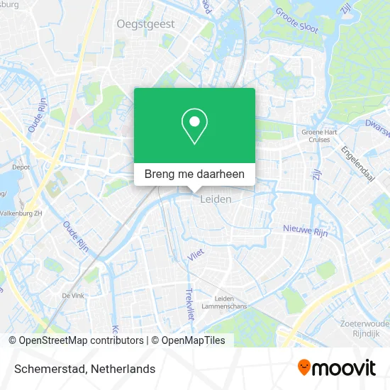Schemerstad kaart