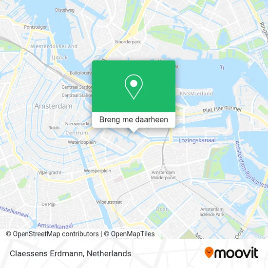 Claessens Erdmann kaart