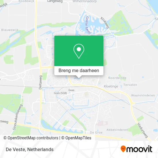 De Veste kaart
