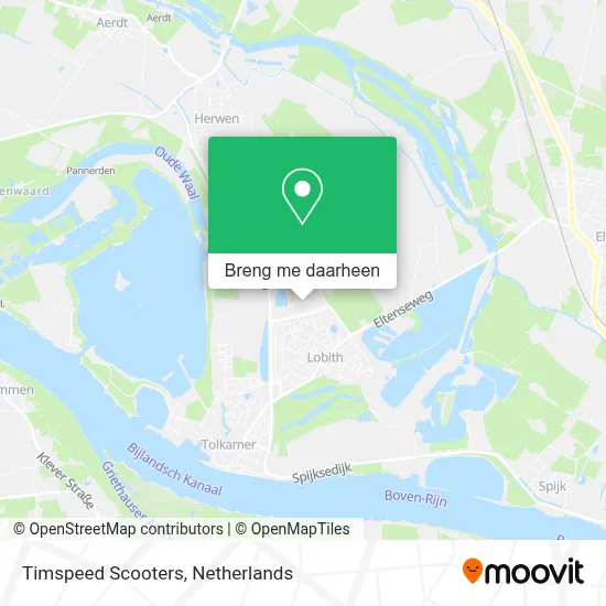 Timspeed Scooters kaart