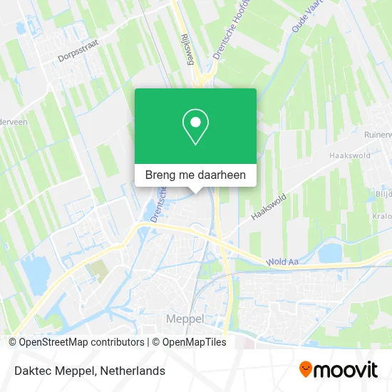 Daktec Meppel kaart