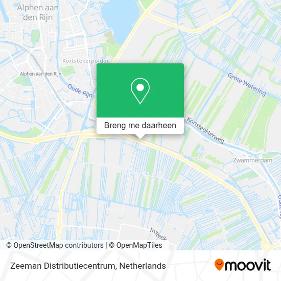 Zeeman Distributiecentrum kaart