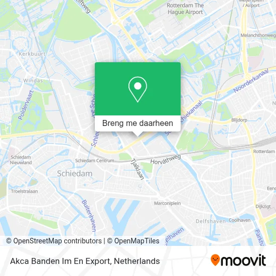 Akca Banden Im En Export kaart