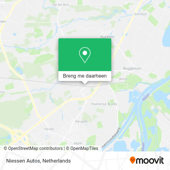 Niessen Autos kaart