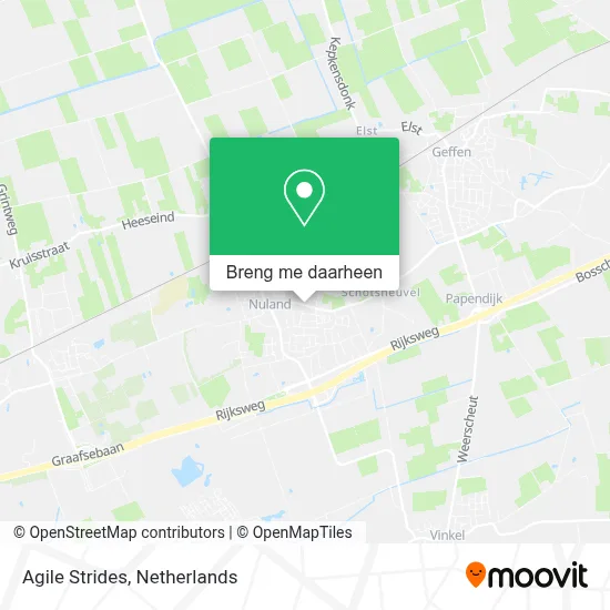 Agile Strides kaart