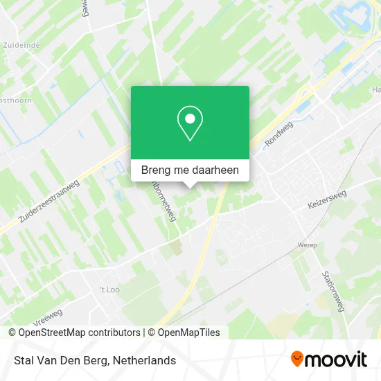 Stal Van Den Berg kaart