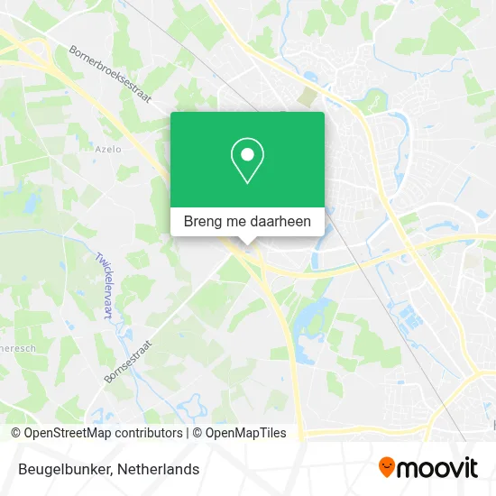 Beugelbunker kaart