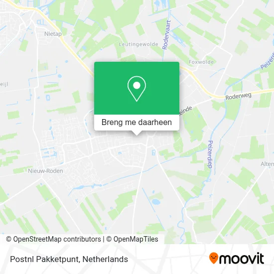 Postnl Pakketpunt kaart