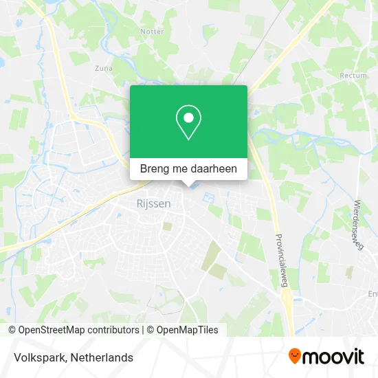 Volkspark kaart