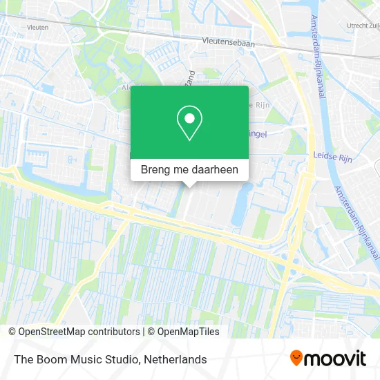 The Boom Music Studio kaart