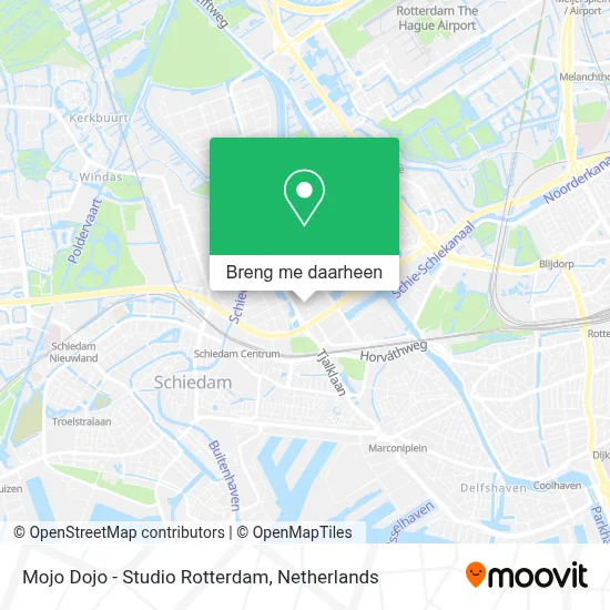 Mojo Dojo - Studio Rotterdam kaart
