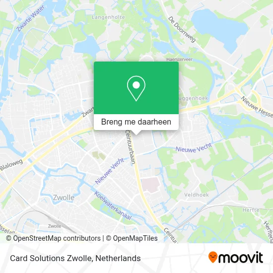 Card Solutions Zwolle kaart