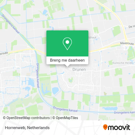 Horrenweb kaart