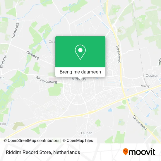 Riddim Record Store kaart