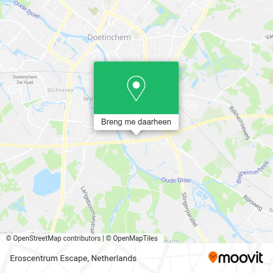 Eroscentrum Escape kaart