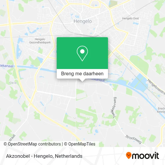 Akzonobel - Hengelo kaart