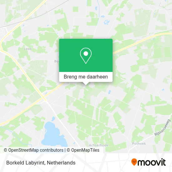 Borkeld Labyrint kaart