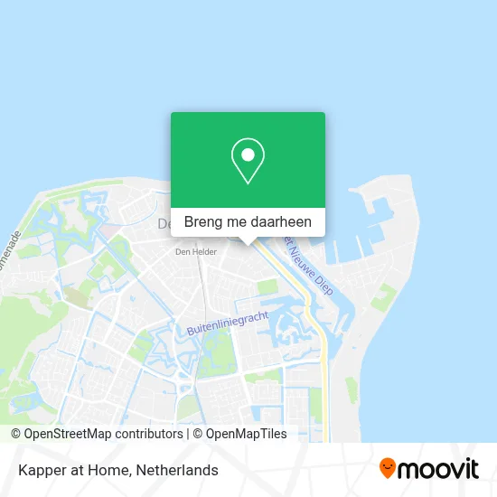 Kapper at Home kaart