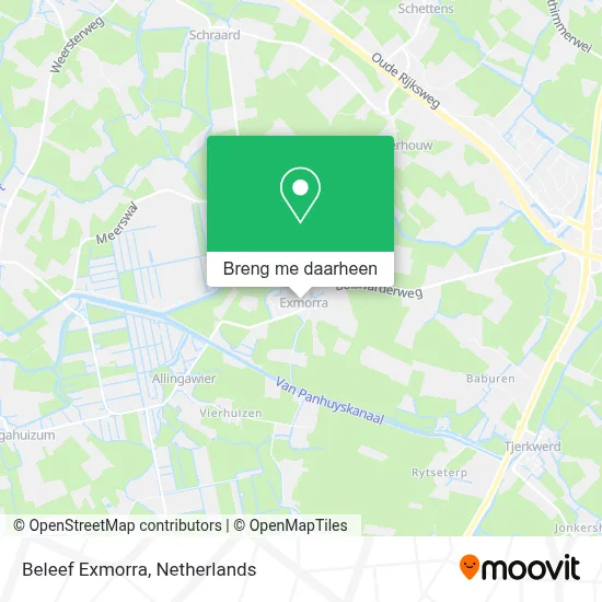 Beleef Exmorra kaart