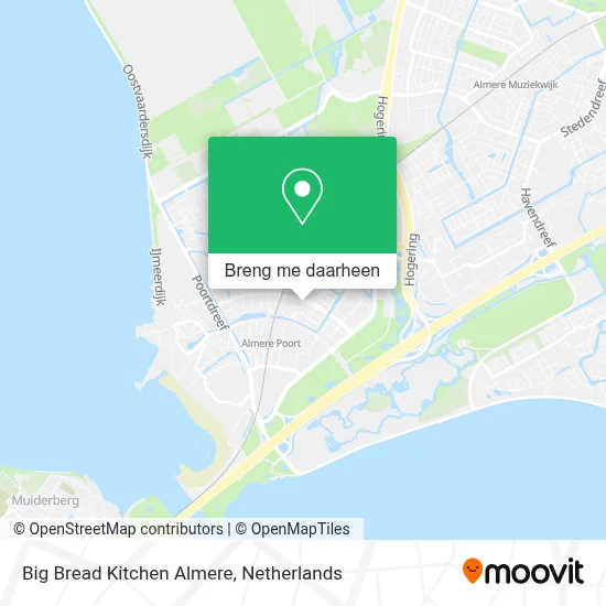Big Bread Kitchen Almere kaart