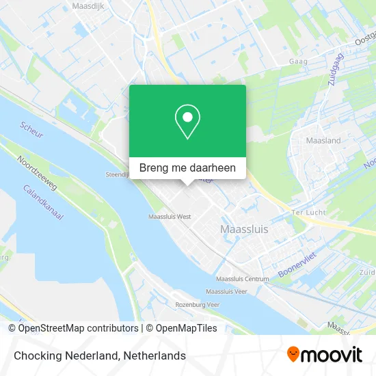 Chocking Nederland kaart