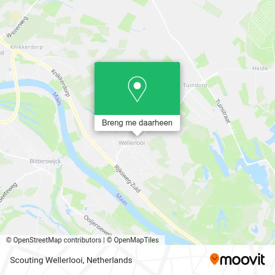 Scouting Wellerlooi kaart