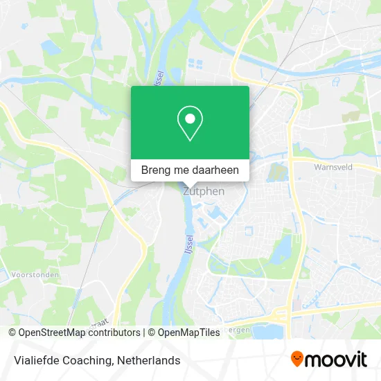 Vialiefde Coaching kaart