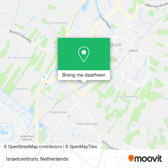 Israelcentrum kaart