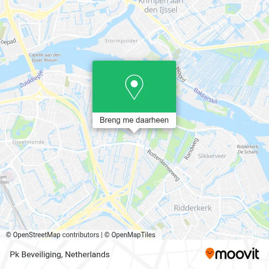 Pk Beveiliging kaart