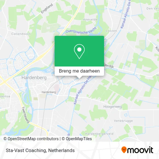 Sta-Vast Coaching kaart