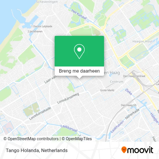 Tango Holanda kaart
