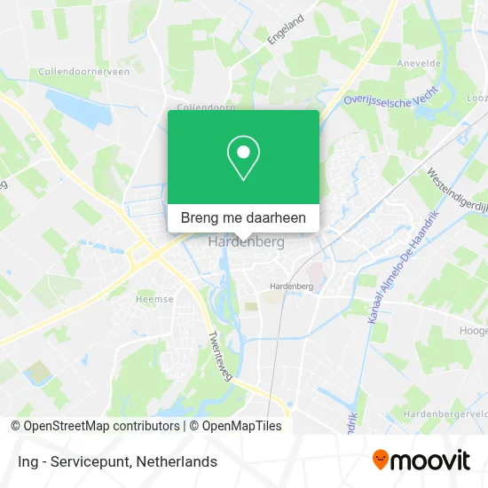 Ing - Servicepunt kaart