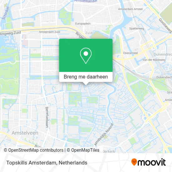 Topskills Amsterdam kaart