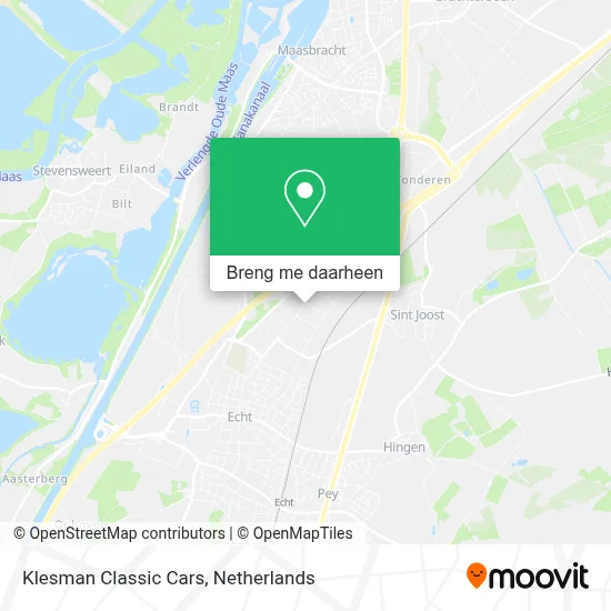 Klesman Classic Cars kaart