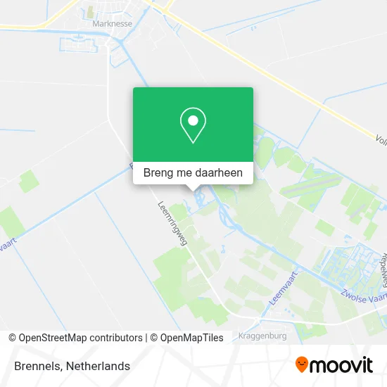 Brennels kaart