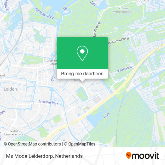 Ms Mode Leiderdorp kaart