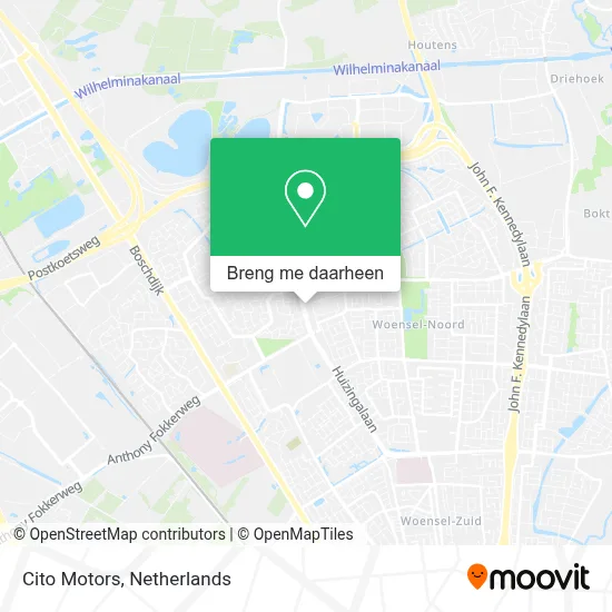 Cito Motors kaart