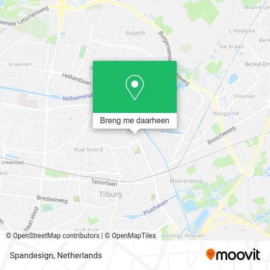 Spandesign kaart