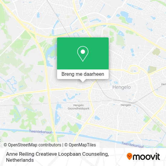 Anne Reiling Creatieve Loopbaan Counseling kaart