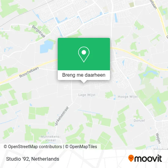 Studio '92 kaart