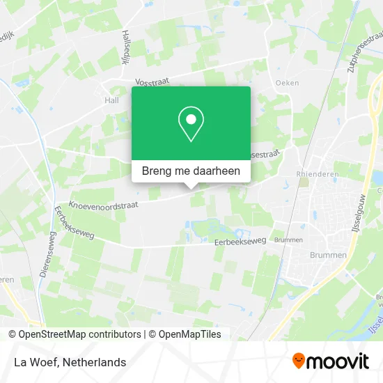 La Woef kaart