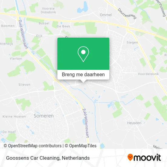 Goossens Car Cleaning kaart
