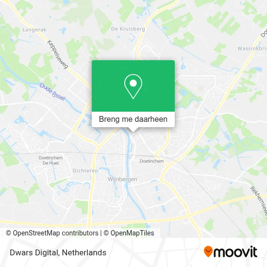 Dwars Digital kaart