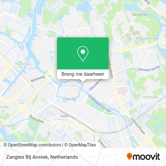 Zangles Bij Anniek kaart