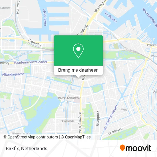 Bakfix kaart
