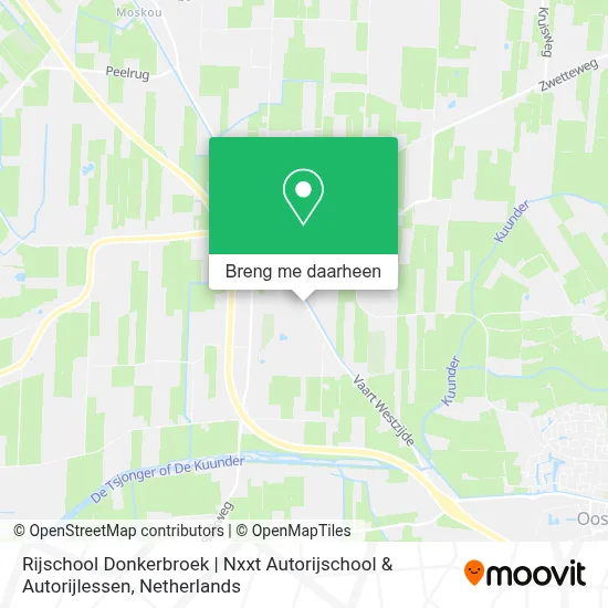 Rijschool Donkerbroek | Nxxt Autorijschool & Autorijlessen kaart