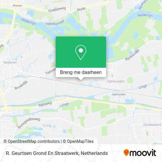 R. Geurtsen Grond En Straatwerk kaart