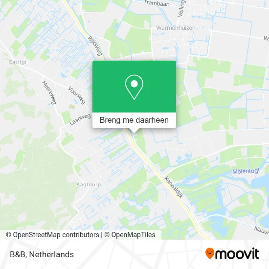 B&B kaart