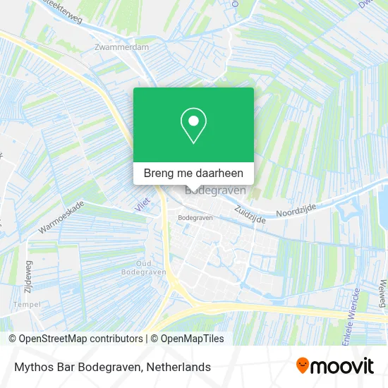 Mythos Bar Bodegraven kaart