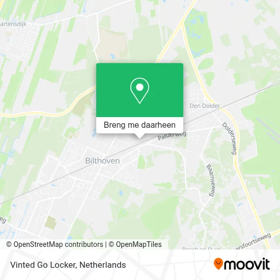 Vinted Go Locker kaart